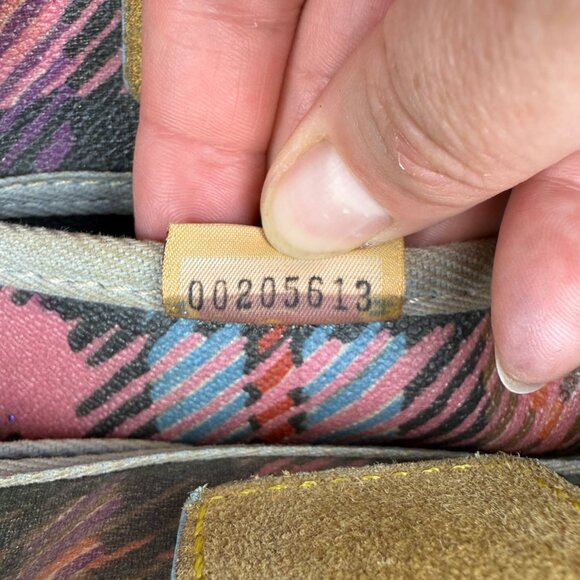 VINTAGE Dooney & Bourke Hand Bag Plaid Double Handle Purse Heart Limited Edition - Picture 17 of 17